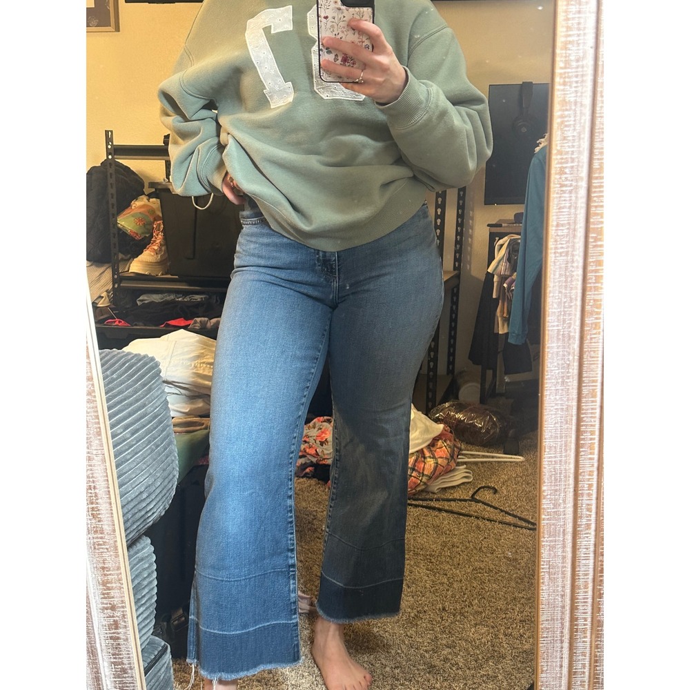 AG Jeans Saige Wide-Leg Crop